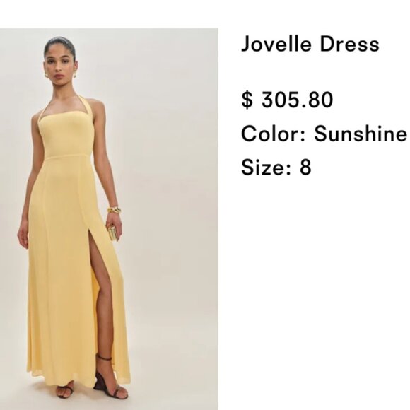 Reformation Jovelle Dress - Picture 1 of 2